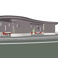 Modern Pavilion 3d model