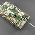 Leopard Tank German Tank Heavy Tank World War II Tank Vintage Tank 3d model