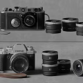 GoPro Camera Combination Lens Camera 3d model