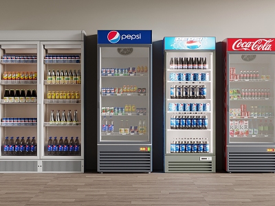 Beverage Cabinet Refrigerator 3d model