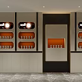 BVLGARI Luxury Boutique With Perforated Metal Entrance And Marble Floor Interior