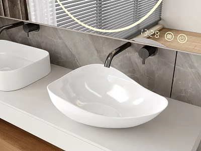 Modern wash basin wash basin counter basin 3d model