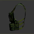 Camouflage Tactical Vest With Multiple Pockets And Adjustable Straps For Outdoor Activities