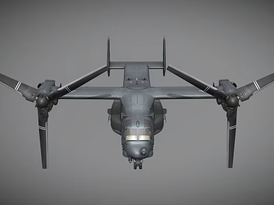 Military Fighter Jet Featuring Large Wings Twin Propeller Engines And Landing Gear 3d model