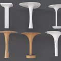 Modern Interior Decoration Columns Special-shaped Creative Columns Petal Columns Spiral Columns Corrugated Columns Creative Packing Columns Cylindrical Columns Packing Columns 3d model