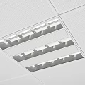 Modern Grille Lamp 3d model