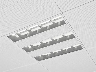 Modern Grille Lamp 3d model
