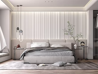 Modern Bedroom 3d model