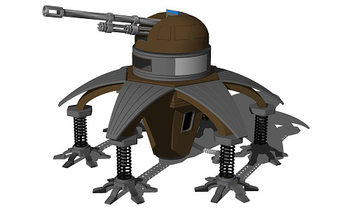 Modern Robots Sci-Fi War Robots 3d model