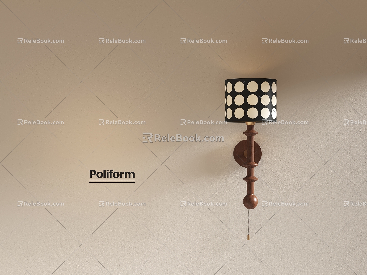 medieval wall lamp retro wall lamp 3d model