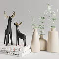 Modern Ornaments Combination Vase Ornaments 3d model