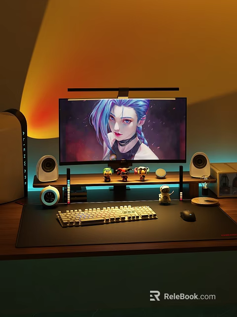 Elegant Modern Kitchen Storage Shelf With Multi-tier Design And Sturdy Structure For Organizing 3d model