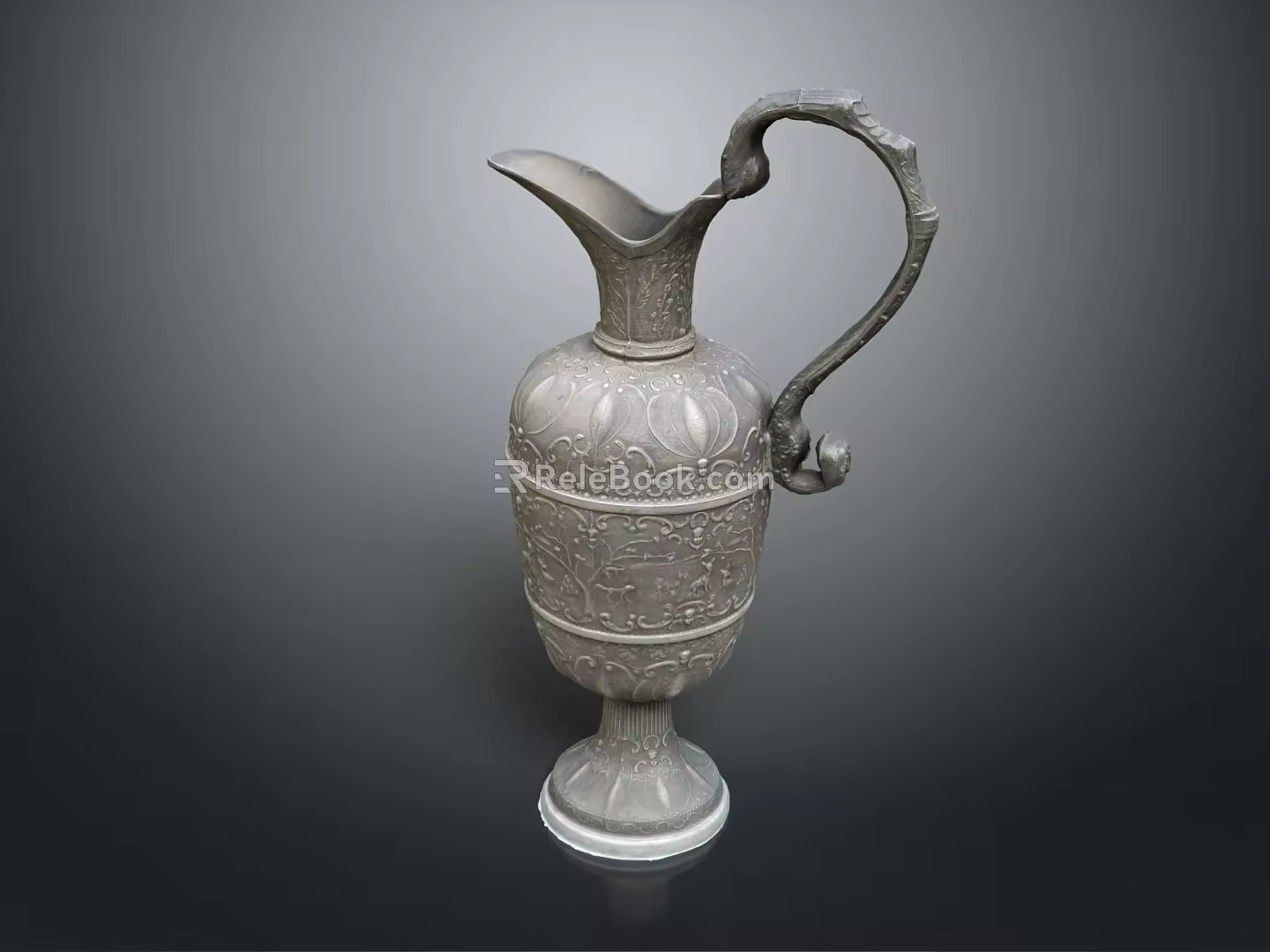 Chinese-style hip flask Cultural relic hip flask Antique hip flask Ancient hip flask 3d model