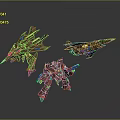 Transformers Gauda Warrior Gauda Mech Warrior Mech Soldier Machine Armor Mechanical Armor 3d model