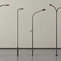 Modern Outdoor Street Lights With Different Curved Pole Designs And Styles
