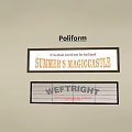 Poliform Display Signs With Summer's Magic Castle And Weftright Original Waffle Weave