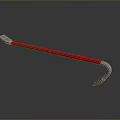 Iron Crowbar Iron Skid Crowbar Tools Hardware Tools Processing Tools Furniture 3d model