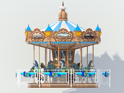 Carousel ride 3d model