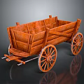 Modern ancient frame car 3d model