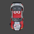 Functional Racing Car With High Performance Features And HAMROCK Sponsor Logos 3d model
