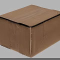 Sturdy Brown Cardboard Box Sealed With Tape For Shipping Storage
