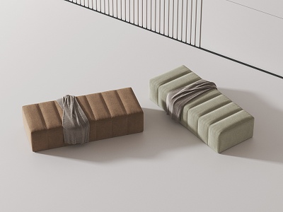 Sofa stool 3d model