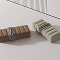 Sofa stool 3d model