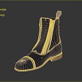 Modern Women Boots Martin Boots Snow Boots Tassel Boots 3d model