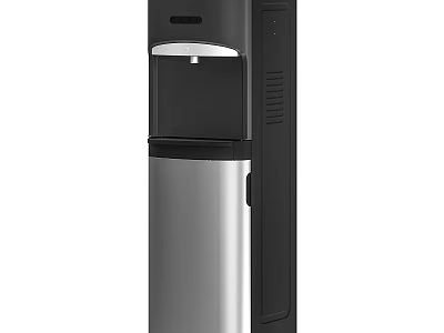 Modern Water Dispenser With Black And Silver Exterior 3d model
