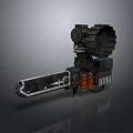 Chainsaw Handheld Chainsaw Gasoline Saw Diesel Saw Chainsaw Wood Logging Tools 3d model