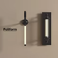 Sleek Modern Poliform Wall Sconces With Contemporary Design For Interior Wall Decor And Lighting 3d model