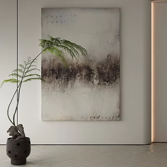 Quiet Decorative Painting 3d model