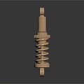 Modern shock absorber buffer spring tool 3d model