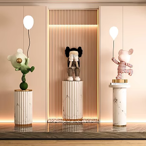 Doll ornaments 3d model