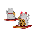 Japanese lucky cat 3d model