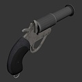 British flare gun 3d model