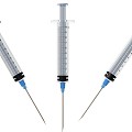 Modern syringe syringe syringe injector 3d model