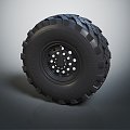 Modern tire tire wheel hub new tire car tire car wheel hub 3d model