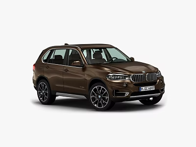 Modern Brown BMW SUV Featuring Stylish Exterior Design And Alloy Wheels 3d model