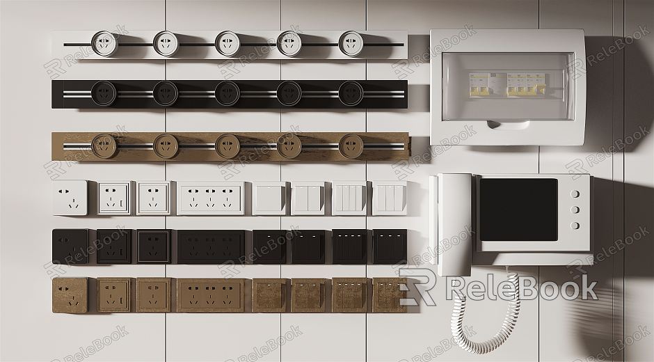 Modern socket switch socket model