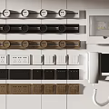 Modern socket switch socket 3d model