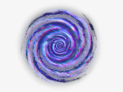 modern nebula galaxy portal portal array 3d model