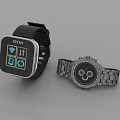 SYON Smart Watch And Classic Mechanical Watch With Digital Display And Metal Bracelet Design