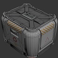 Science Fiction Container 3d model