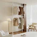 Wardrobe hanger wind 3d model