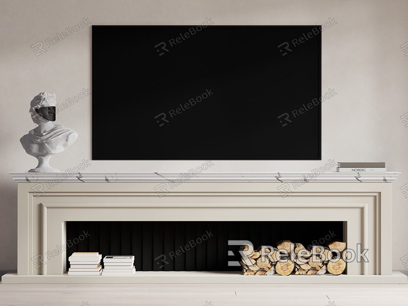 Fireplace TV model