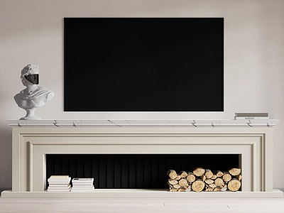 Fireplace TV model