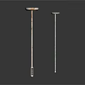 Household Mixing Sticks With Colored Tops And Black Label Handle Design