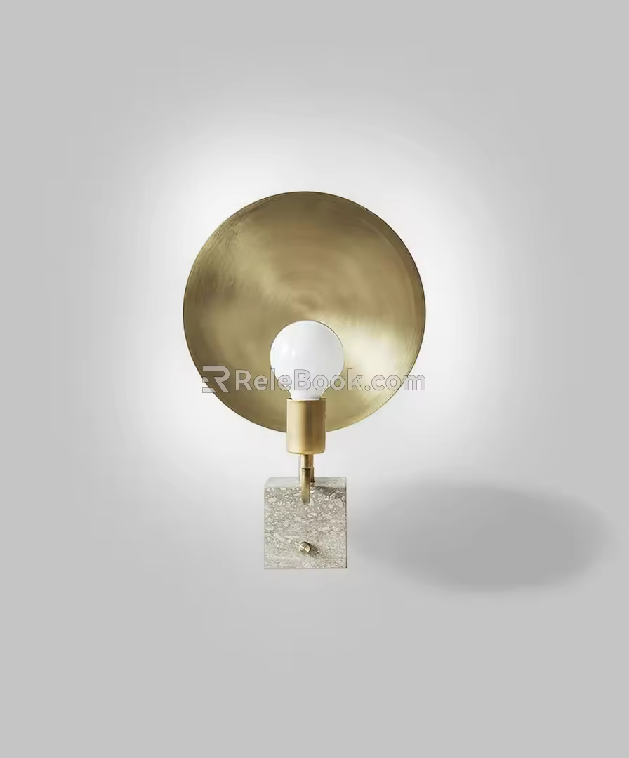 Light Luxury Table Lamp 3d model