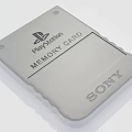 Sony PlayStation Memory Card Classic Gaming Storage Accessory For Console 3d model